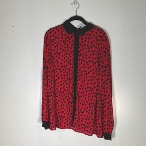 Eloquii Valentines Button Up